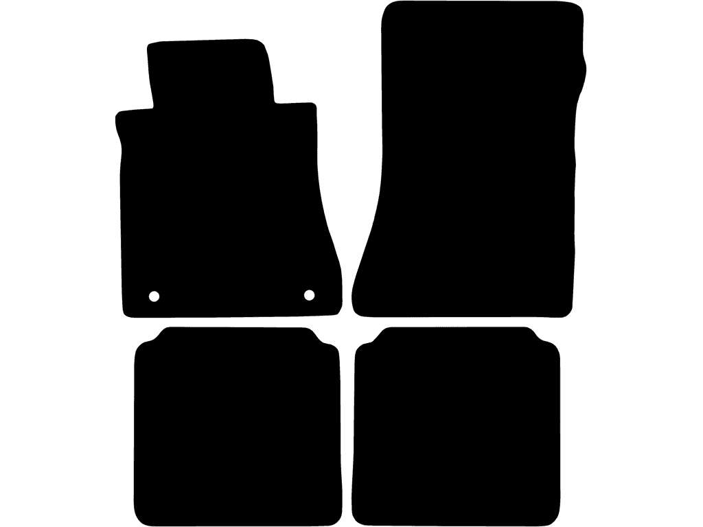 Bilmattor för Mercedes S-Klass W126 1979 - 1991