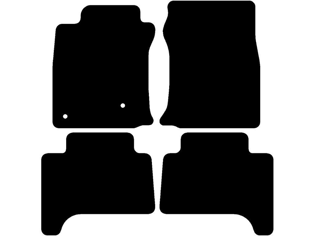 Bilmattor för Toyota Landcruiser J12 2002 - 2009