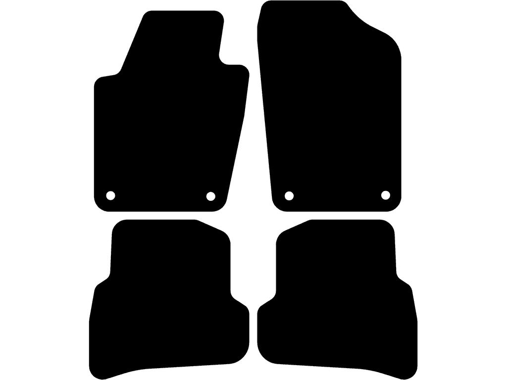 Bilmattor för Volkswagen Polo 6C/6R 2009 - 2017