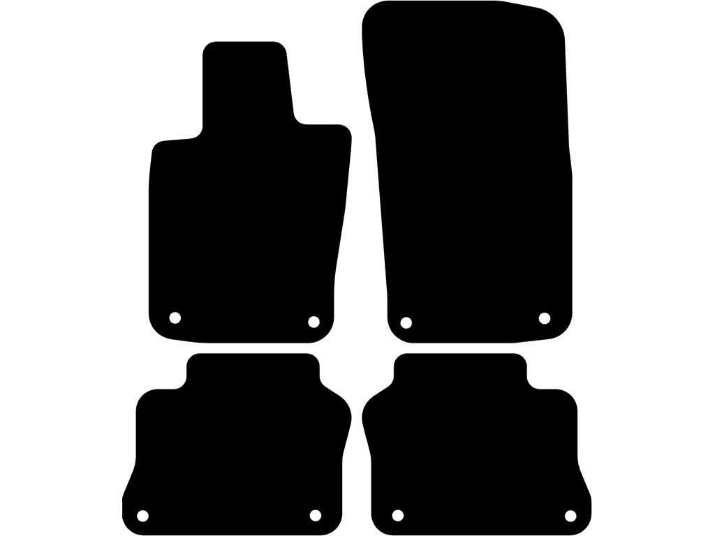 Bilmattor för Porsche Panamera 970 2009 - 2016