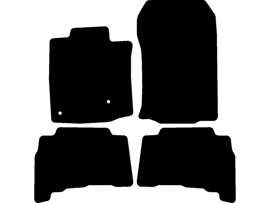 Avstånd fästpunkter (Förare) 27,7 cm