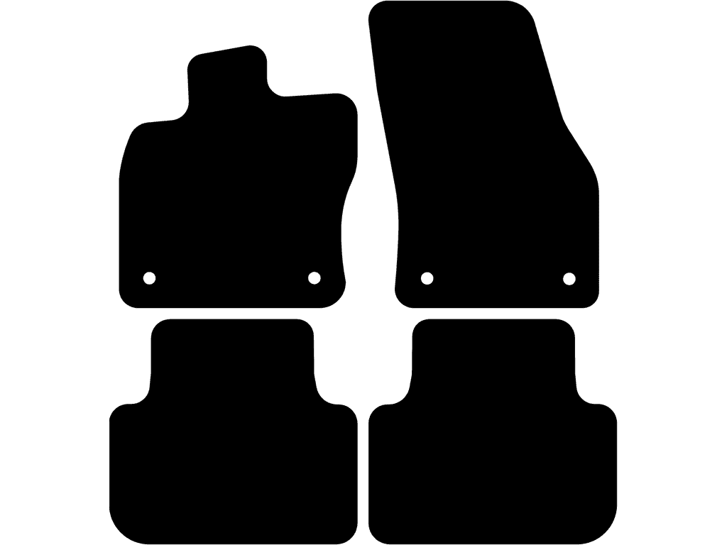 Bilmattor för Volkswagen Golf Sportsvan 2014 - 2020