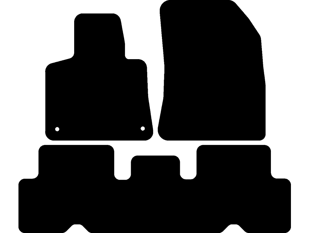 5-sitsig | Med 12 volt uttag för andra raden säten