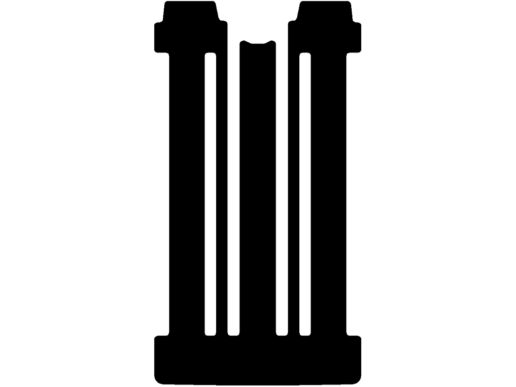 eHybrid | kort | Bak | 4 sätesskenor | Två skjutdörrar