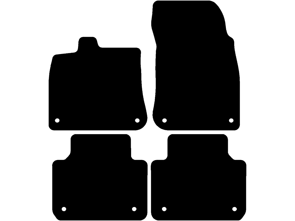 Bilmattor för Volkswagen Touareg 2023 - 2026