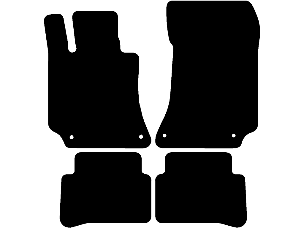 Passagerarmatta med fixering