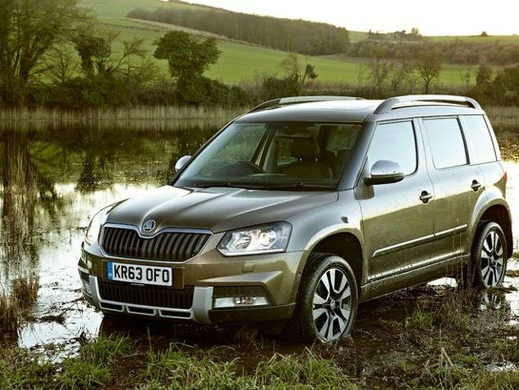 Bagagerumsmatta för Skoda Yeti 2013 - 2017