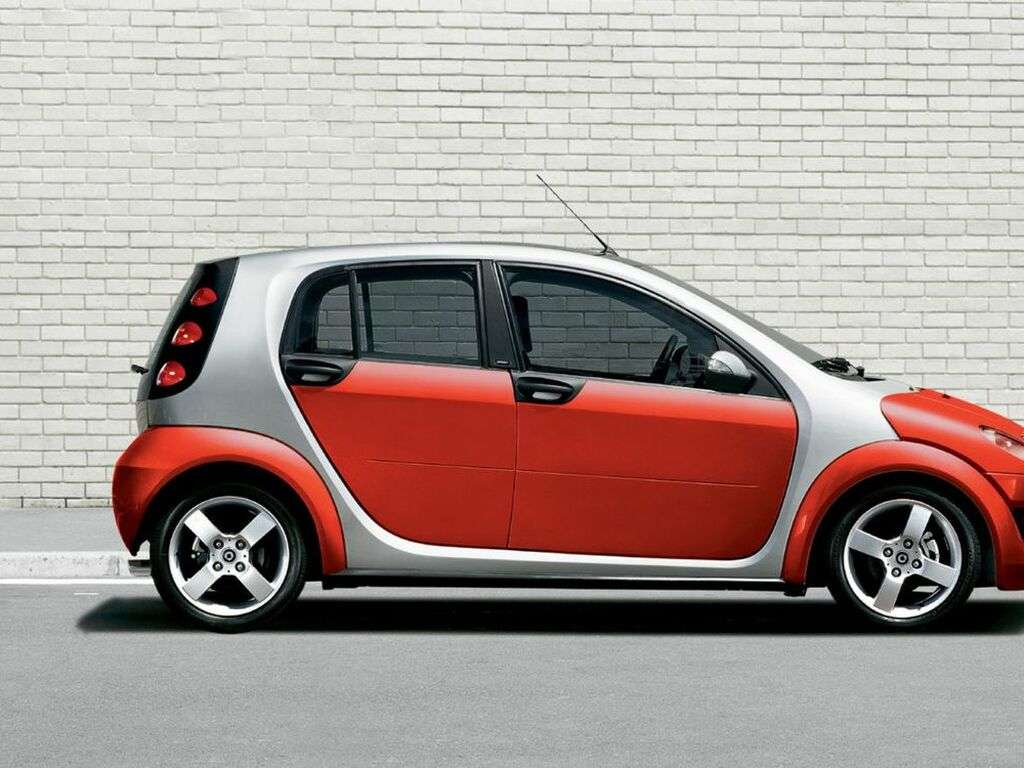 Bagagerumsmatta för Smart Forfour W454 2004 - 2006