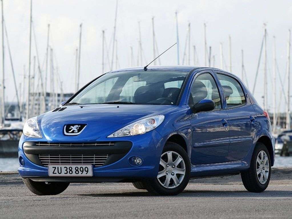 Bilmattor för Peugeot 206 2009 - 2013