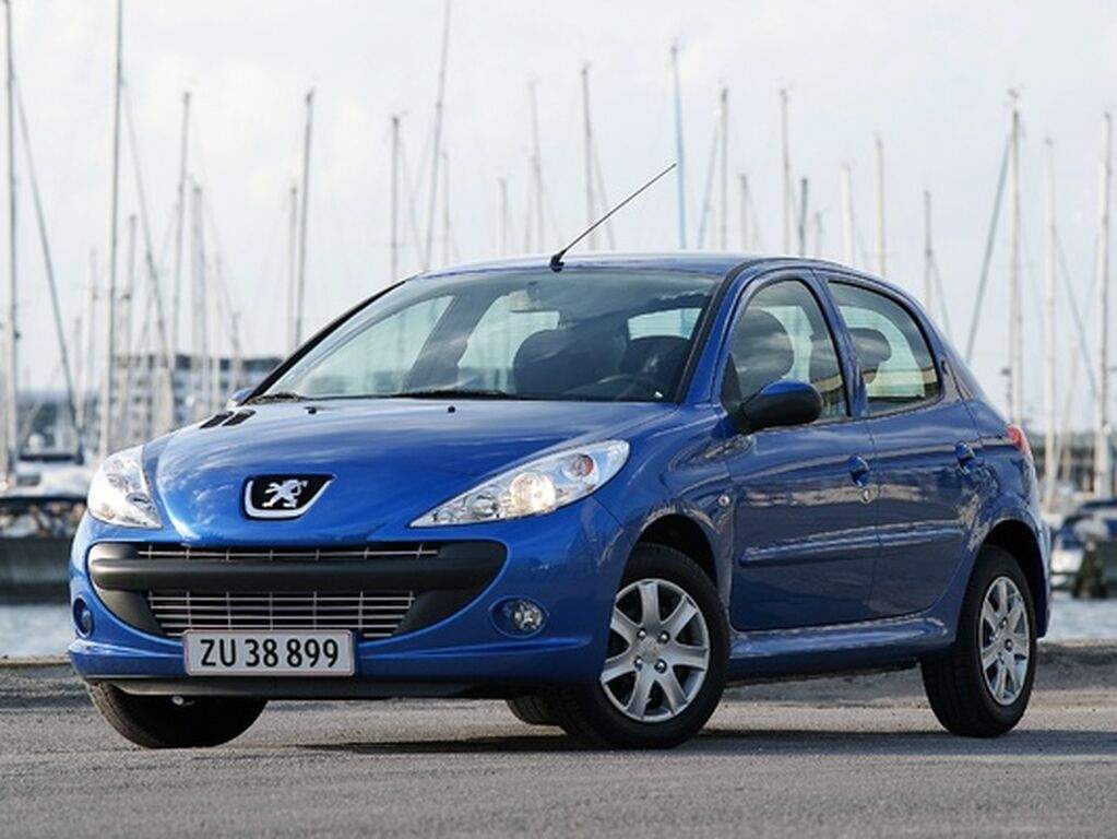 Bilmattor för Peugeot 206 2009 - 2013