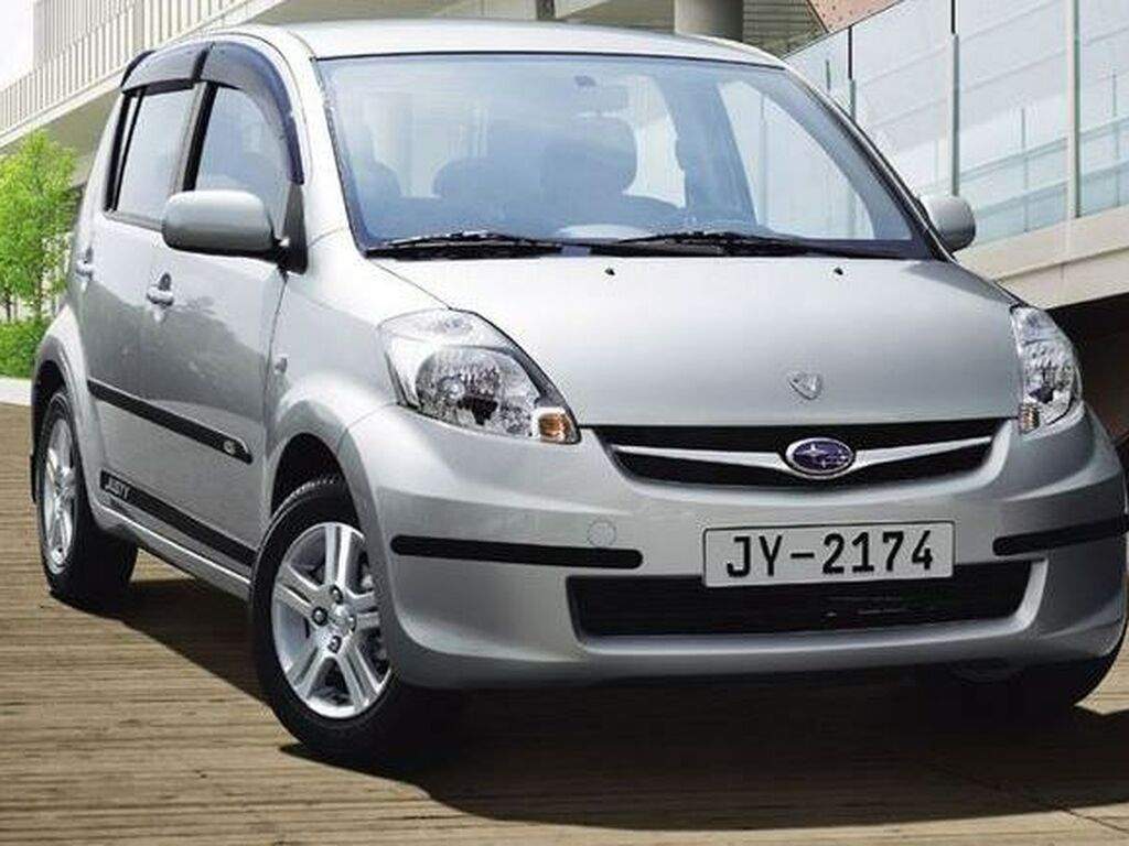 Bilmattor för Subaru Justy 2007 - 2011