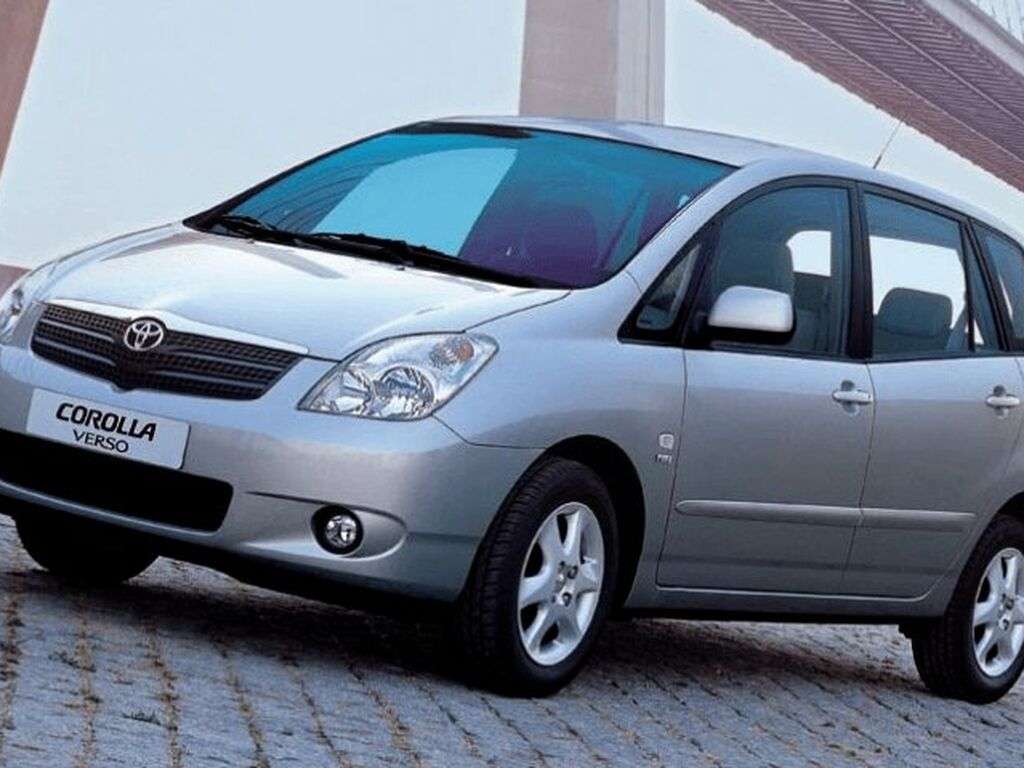 Bilmattor för Toyota Corolla Verso 2002 - 2004