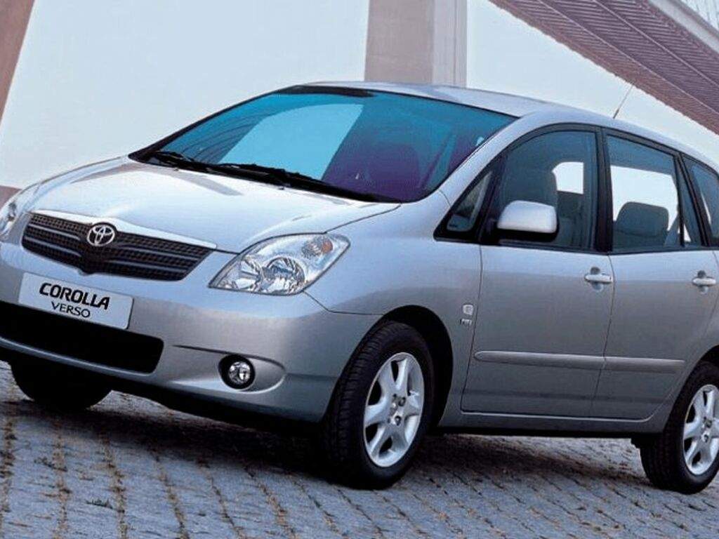 Bilmattor för Toyota Corolla Verso 2002 - 2004