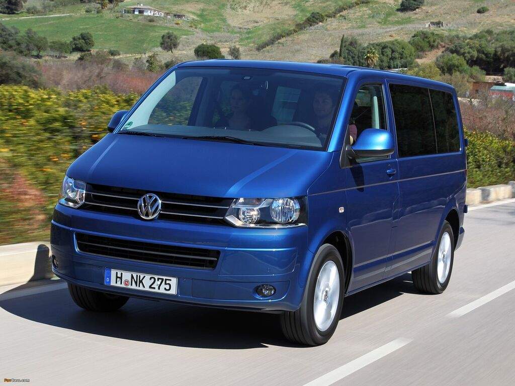 Bilmattor för Volkswagen Transporter T5 Caravelle 2003 - 2015
