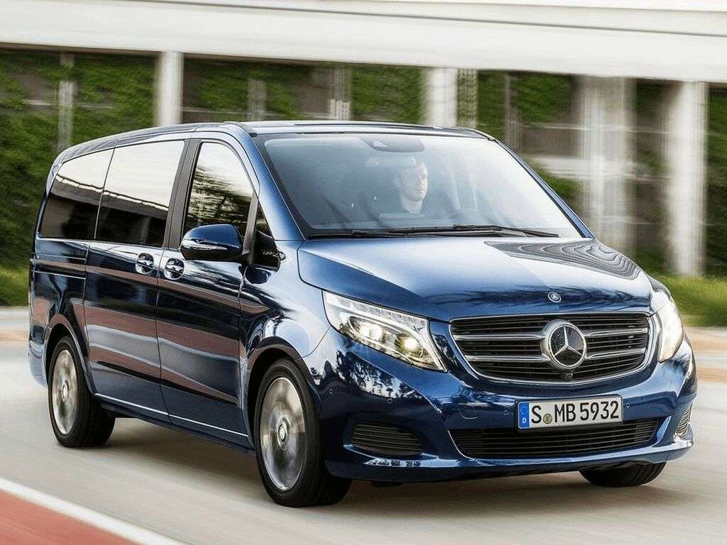 Bilmattor för Mercedes V-Klass 447 2014 - 2019
