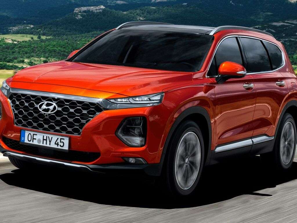 Bilmattor för Hyundai Santa Fé TM 2018 - 2020