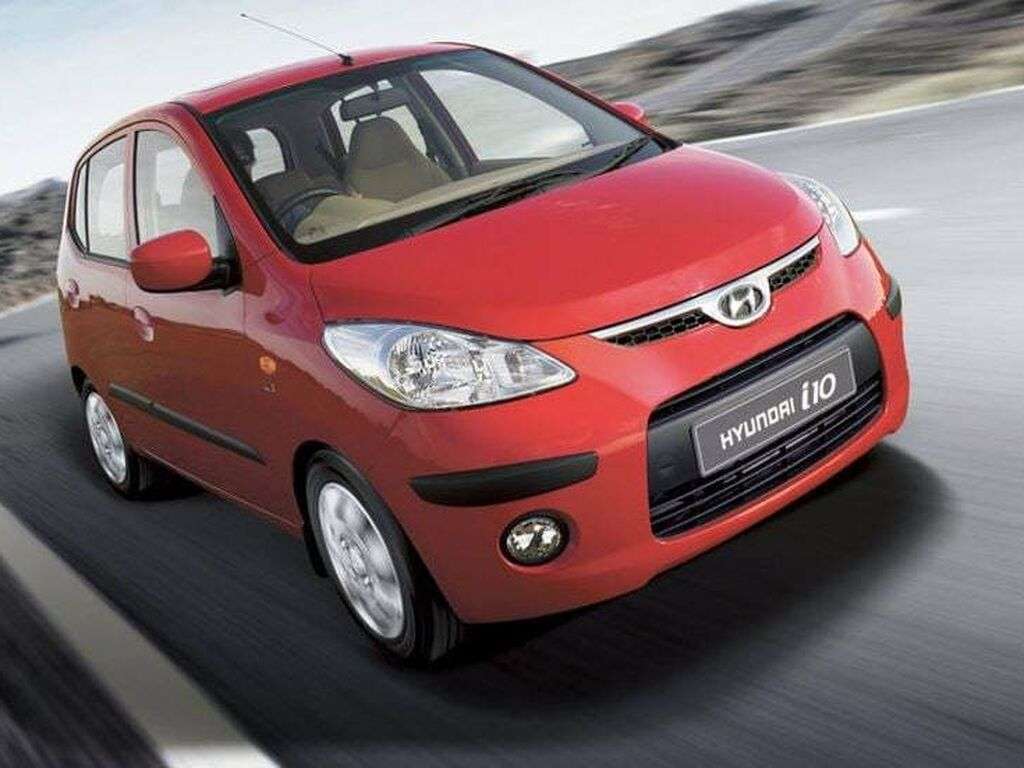Bagagerumsmatta för Hyundai i10 2008 - 2011