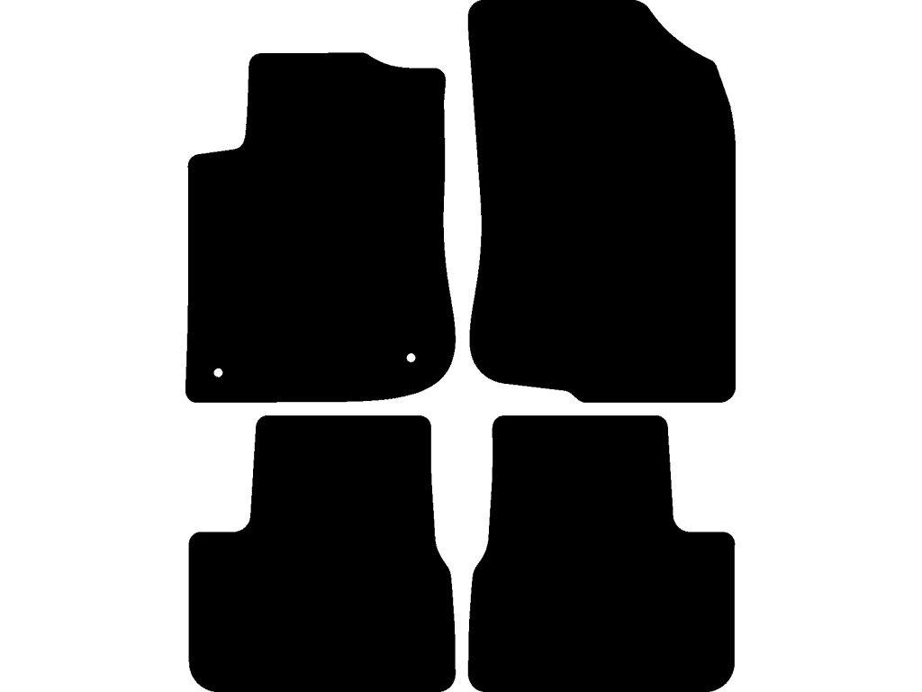 Bilmattor för Peugeot 2008 2013 - 2016